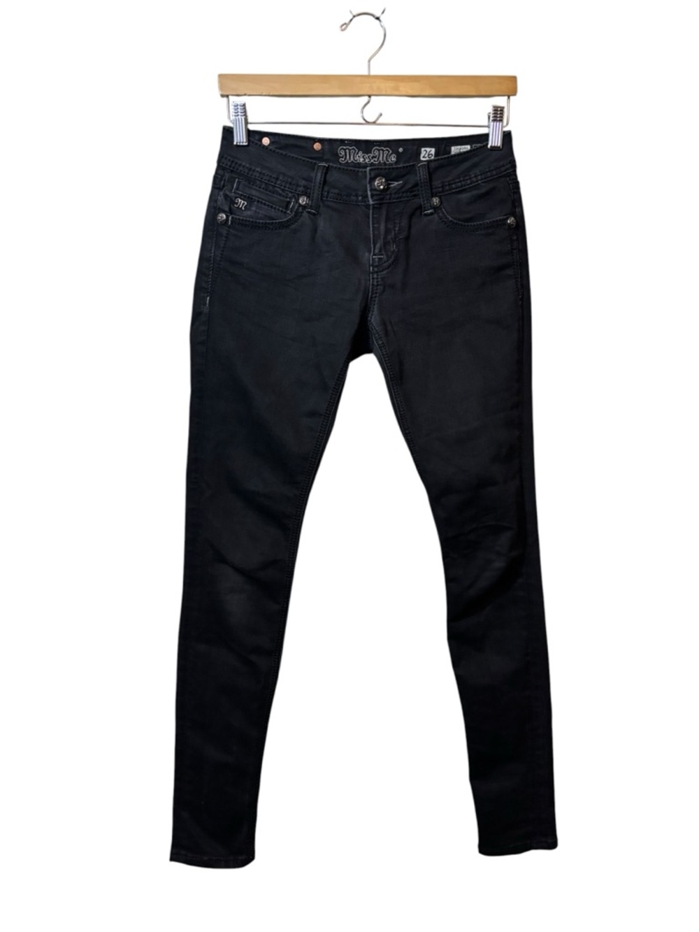 Miss Me Black Women's Skinny Jeans 26